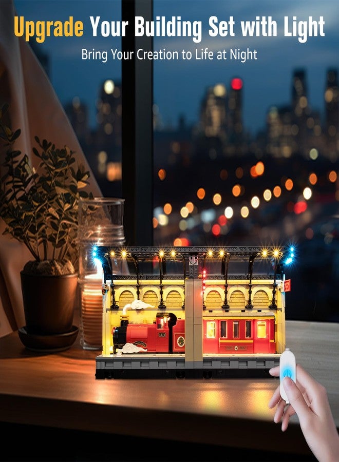 BrickSoul Upgrade Light Kit for Lego 76450 Book Nook: Hogwarts Express Building Set | with ON/Off & Dimmer Switch & Hidden Cable Tech | Easy Install Lighting Set (76450 Set NOT Included) - Image 5